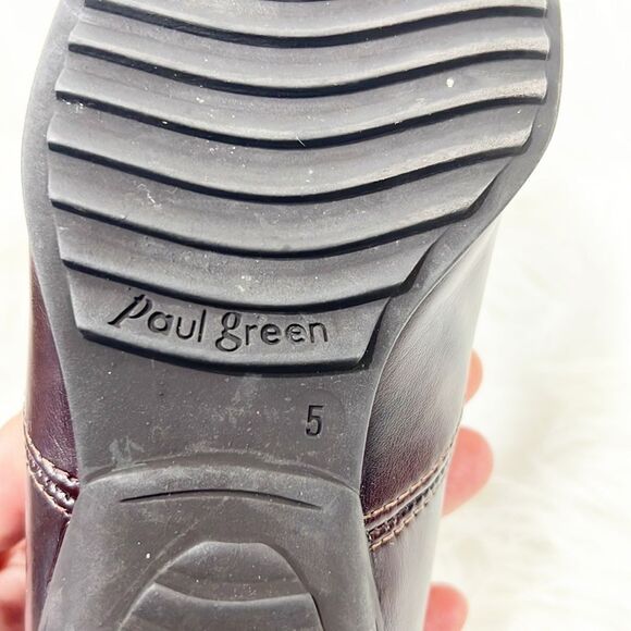 Paul Greene Brown Leather Driving Loafers, 7.5 - Picture 8 of 10